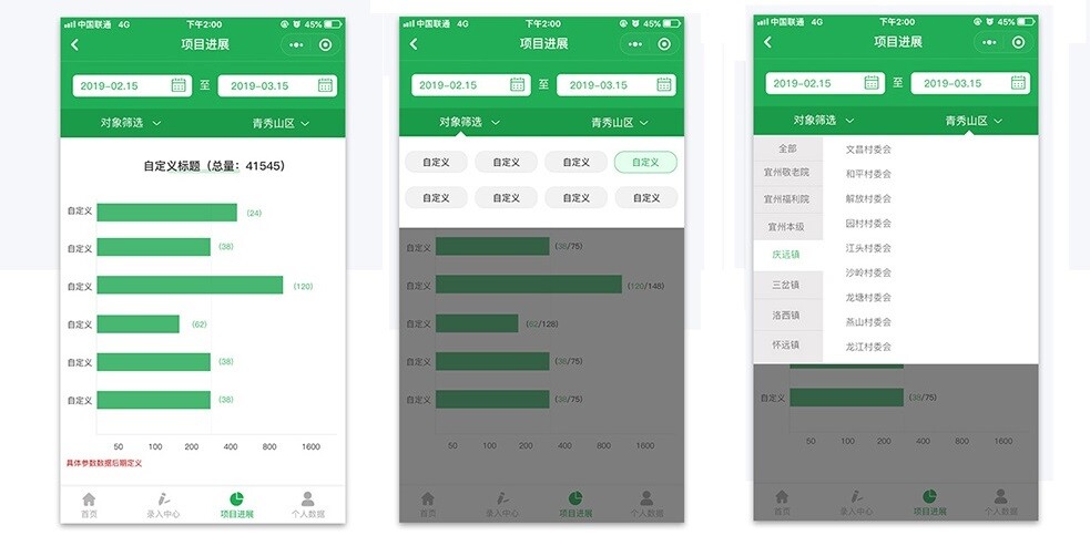 武宣政務(wù)小程序項(xiàng)目進(jìn)展查詢